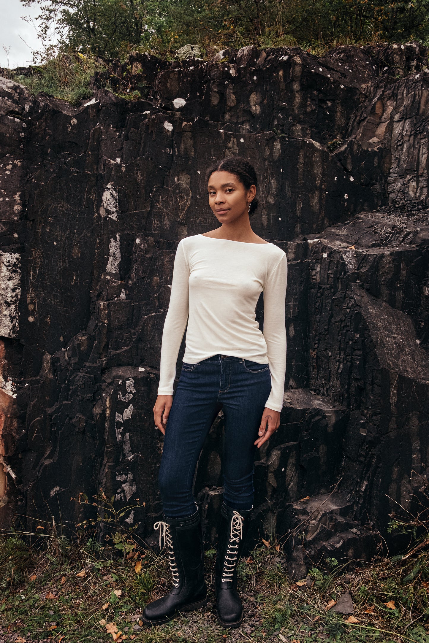 Wełniany longsleeve Sødalen masełkowy