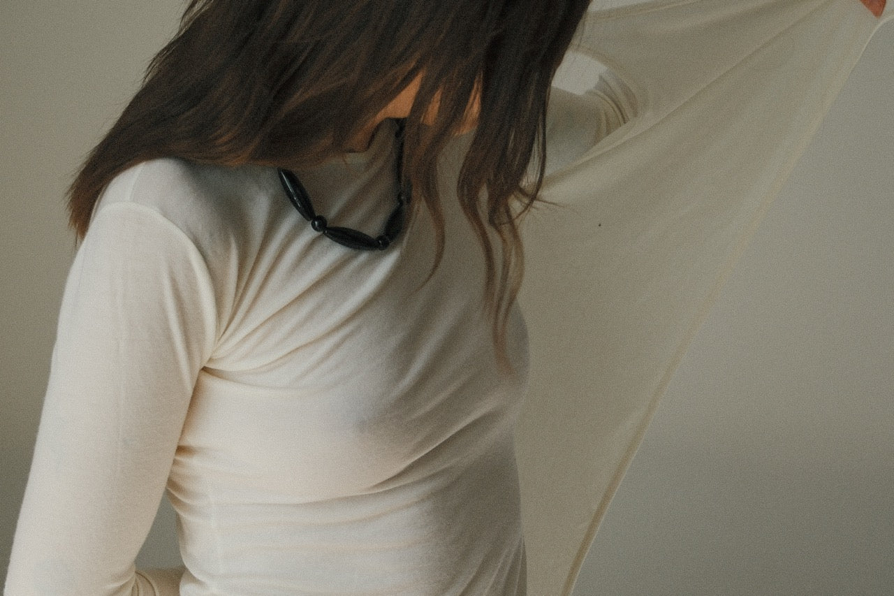 Wełniany longsleeve Sødalen masełkowy