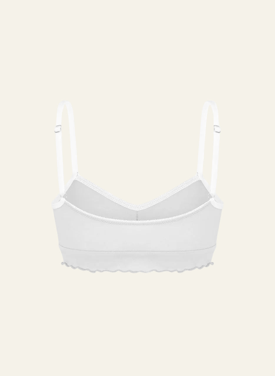 Elba white TENCEL Lyocell bralette