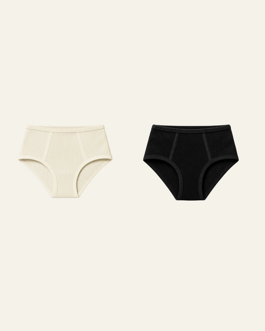 Majtki Voss 100% merino prążek