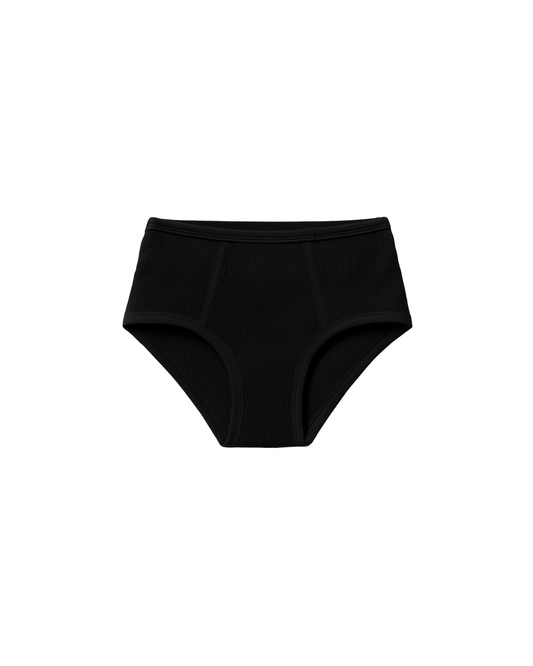 Merino wool panties Voss in black