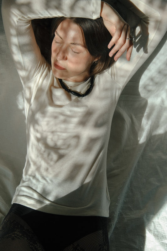 Wełniany longsleeve Sødalen masełkowy