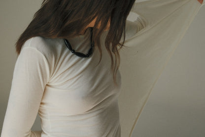 Wełniany longsleeve Sødalen masełkowy