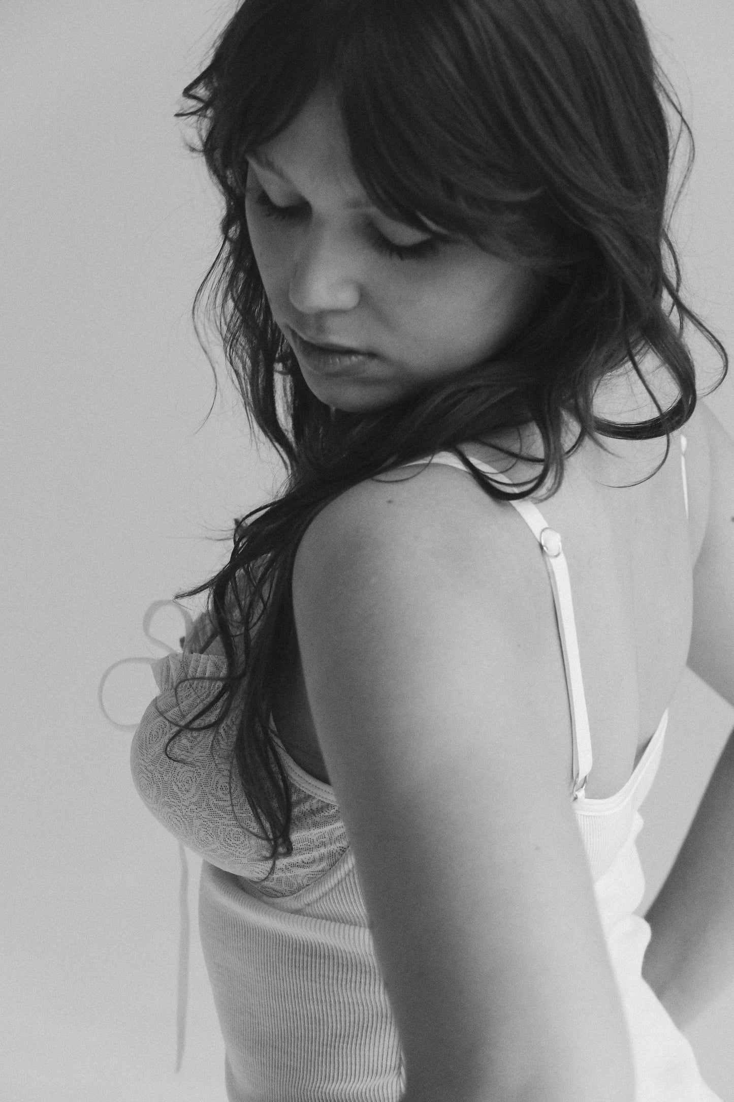 Merino wool and tulle Bodysuit Sierra - limited edition "roses"