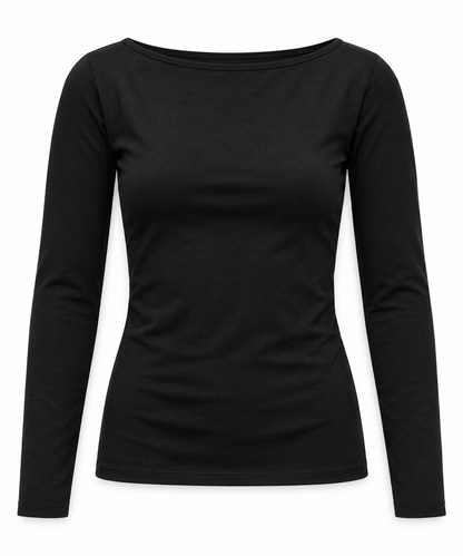 Wełniany longsleeve Sødalen czarny AW 2026