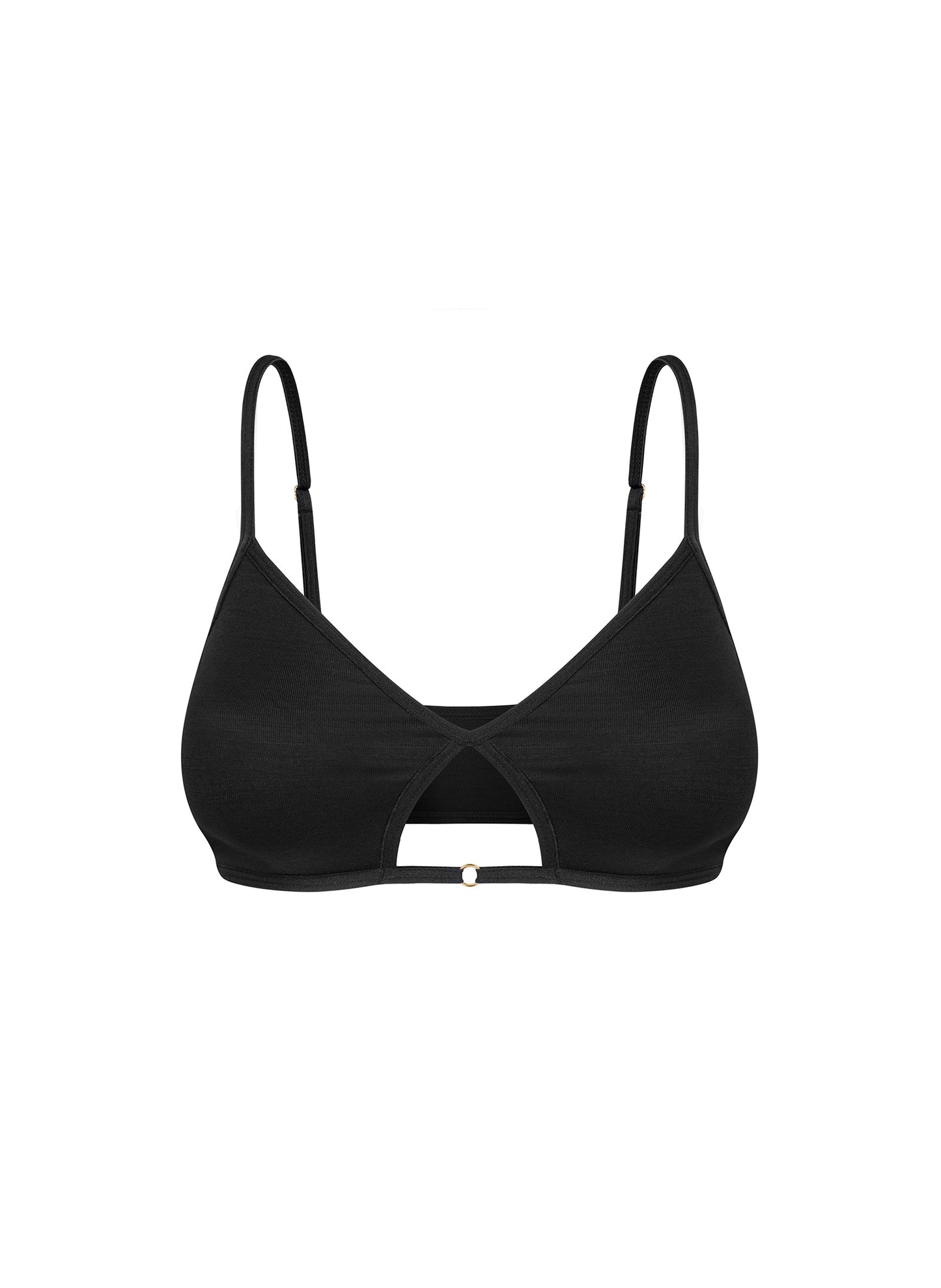 Alta black bralette top