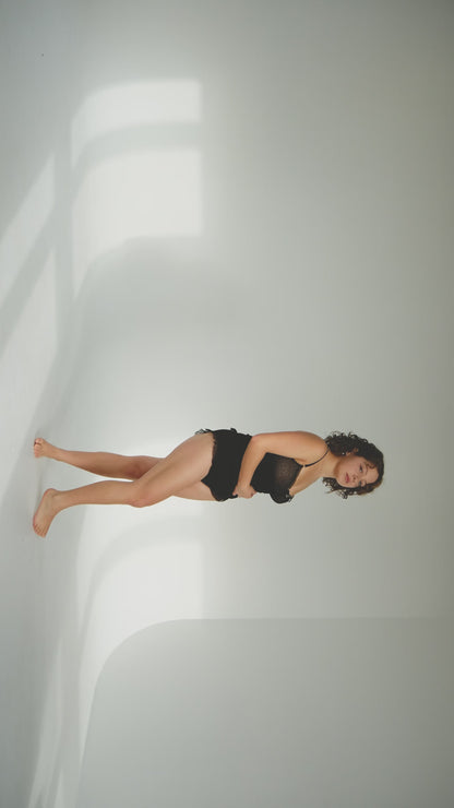 Merino wool and tulle Bodysuit Sierra